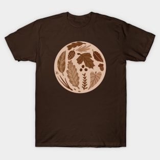 Autumn Botany Leaves T-Shirt